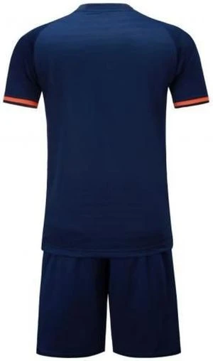 Футбольная форма Europaw 016 темно-сине-оранжевая europaw64
