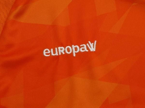 Футбольная форма Europaw 027 оранжево-темно-синяя europaw125