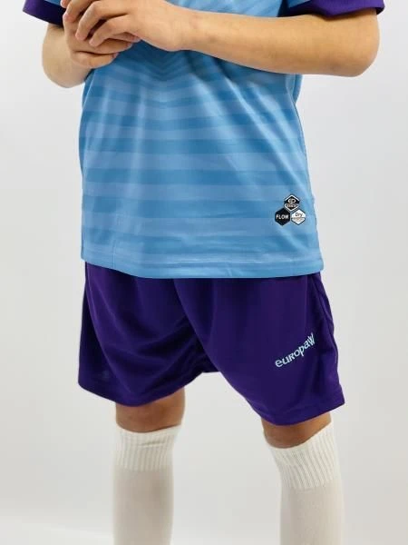Футбольная форма детская Europaw 026 голубо-фиолетовая europaw137