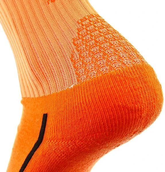 Гетры футбольные Europaw EP-001 оранжевые с трикотажным носком europaw492