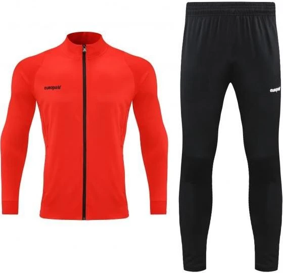 Спортивний костюм Europaw Limber Up 2101 Long zipper червоно-чорний europaw507