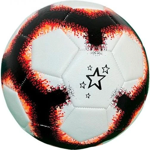 Футбольний м'яч Europaw AFB біло-чорно-червоний Розмір 4 europaw555