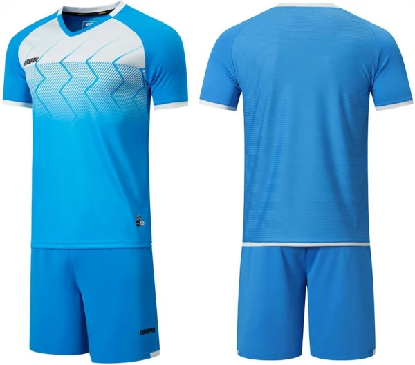 Комплект футбольної форми Europaw 029 SLAVA блакитно-білий europaw629