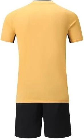 Комплект футбольної форми Europaw 027 жовто-чорний europaw653