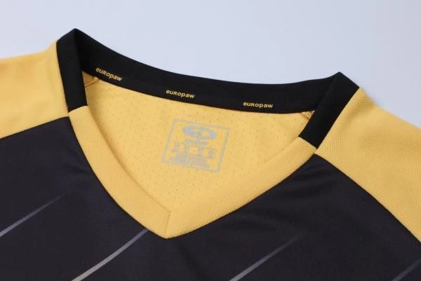 Комплект футбольной формы Europaw 029 SLAVA желто-черный europaw657