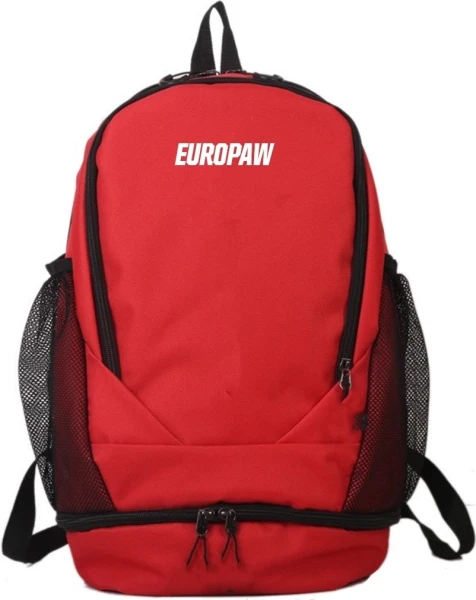 Спортивный рюкзак с двойным дном Europaw ACADEMY красный europaw744