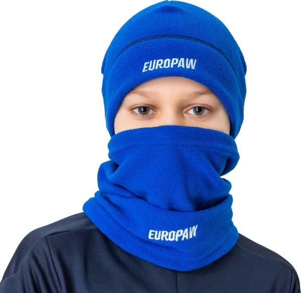 Зимний набор аксессуаров детский Europaw синий europaw810