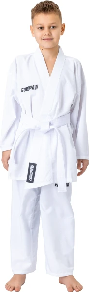 Кимоно для каратэ детское Europaw KARATE KID 025 белое europaw814