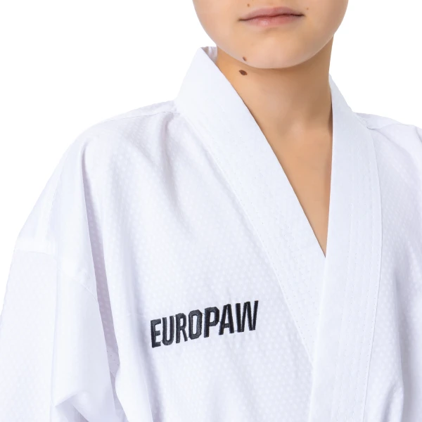 Кимоно для каратэ детское Europaw KARATE KID 025 белое europaw814