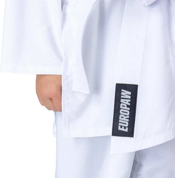 Кимоно для каратэ детское Europaw KARATE KID 025 белое europaw814