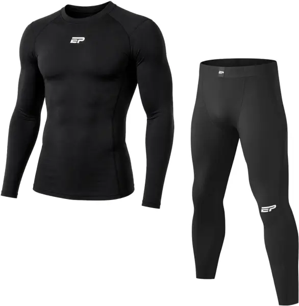Комплект компресійної термобілизни Europaw PRO COMPRESSION чорний europaw899