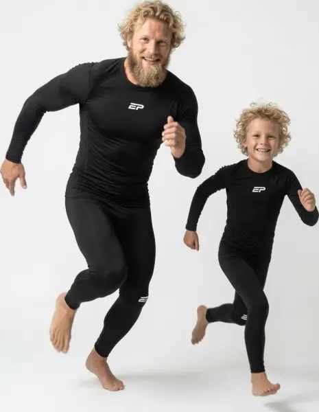 Комплект компресійної термобілизни Europaw PRO COMPRESSION чорний europaw899