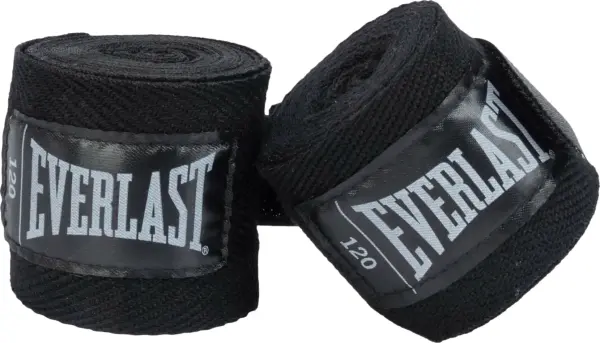 Бинты боксерские Everlast CORE HANDWRAPS черные (304,8 см) P00003243