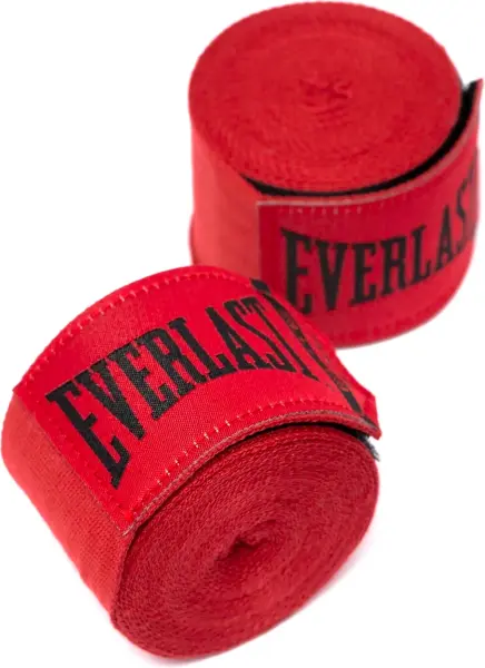 Бинти боксерські Everlast ELITE HANDWRAPS червоні (457,2 см) P00003325