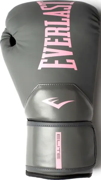 Перчатки боксерские Everlast ELITE 2 BOXING GLOVES серо-светло-розовые (10 унций) P00003310
