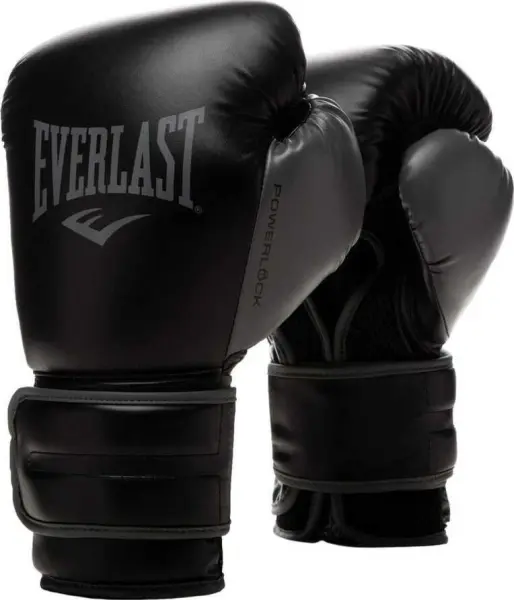 Перчатки боксерские Everlast POWERLOCK 2R TRAINING GLOVES черные (10 унций) P00002283