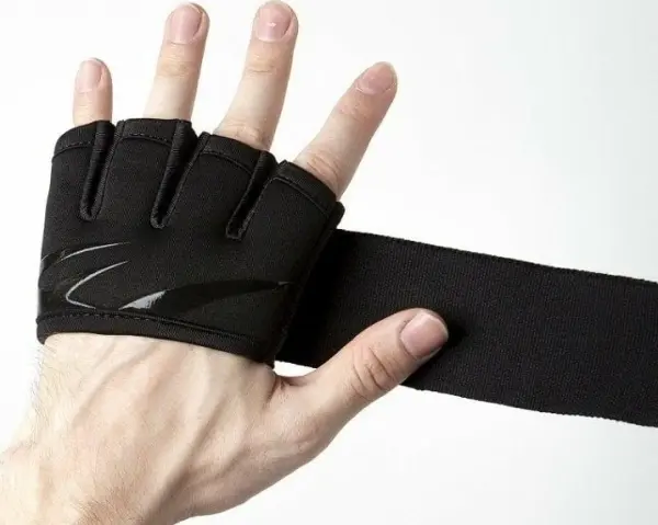 Перчатки-бинты Everlast EVERGEL FASTWRAPS черные XL P00002030