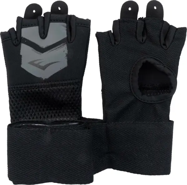 Рукавички-бінти дитячі Everlast PROSPECT 2 QUICK WRAPS чорно-сірі L/XL P00002986