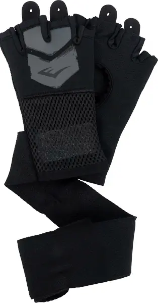 Рукавички-бінти дитячі Everlast PROSPECT 2 QUICK WRAPS чорно-сірі L/XL P00002986
