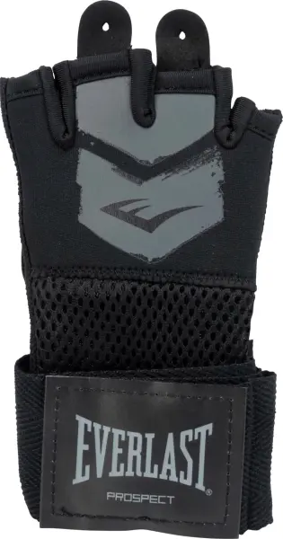Рукавички-бінти дитячі Everlast PROSPECT 2 QUICK WRAPS чорно-сірі L/XL P00002986