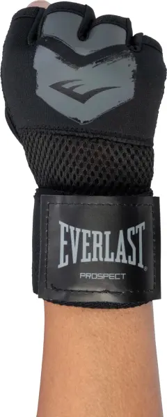 Рукавички-бінти дитячі Everlast PROSPECT 2 QUICK WRAPS чорно-сірі L/XL P00002986