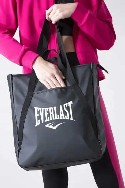 Сумка через плече жіноча Everlast GYM TOTE чорна EVB804N27