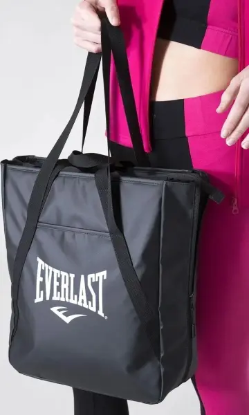 Сумка через плече жіноча Everlast GYM TOTE чорна EVB804N27
