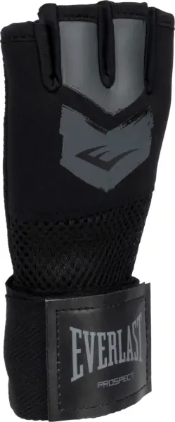 Рукавички-бінти дитячі Everlast PROSPECT 2 QUICK WRAPS чорно-сірі S/M P00002985