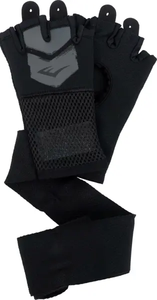 Рукавички-бінти дитячі Everlast PROSPECT 2 QUICK WRAPS чорно-сірі S/M P00002985