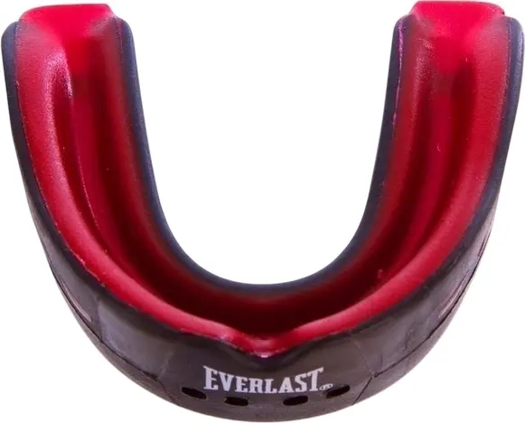 Капа подвійна Everlast EVERSHIELD DOUBLE MOUTH GUARD чорно-червона 1400007