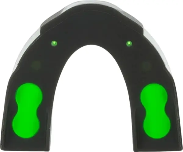 Капа одинарна Everlast EVERGEL MOUTH GUARD зелено-біла 1400009