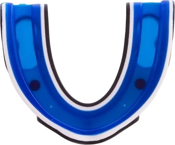 Капа одинарна Everlast EVERGEL MOUTH GUARD синьо-біла 1400008
