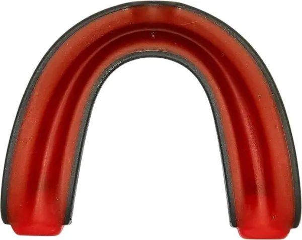 Капа одинарна Everlast EVERSHIELD SINGLE MOUTH GUARD чорно-червона 1400003
