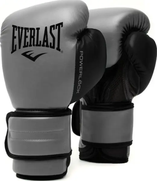 Рукавички боксерські Everlast POWERLOCK 2R TRAINING GLOVES сірі (14 унцій) P00002306