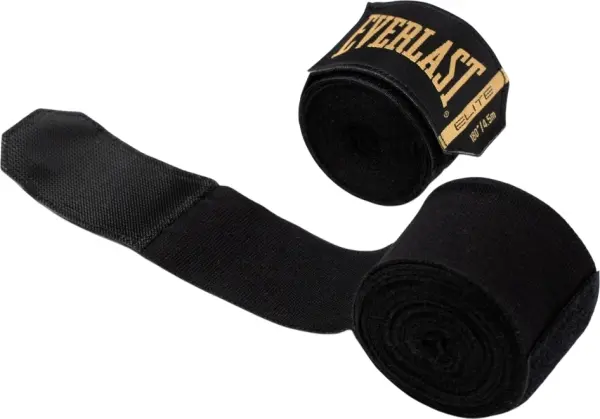 Бинти боксерські Everlast ELITE HANDWRAPS чорні (457,2 см) P00003323