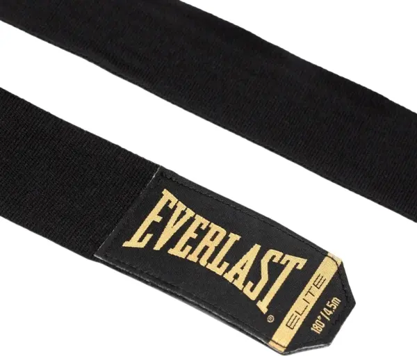 Бинти боксерські Everlast ELITE HANDWRAPS чорні (457,2 см) P00003323
