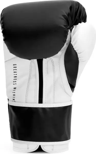 Перчатки боксерские Everlast POWERLOCK OG TRAINING GLOVES черно-белые P00004005-BK-WH