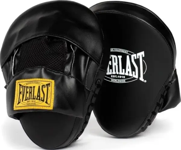 Лапы боксерские Everlast 1910 FOCUS MITTS черные P00003360