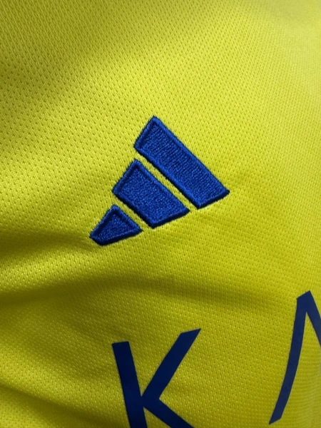 Футбольна форма дитяча Аль-Наср (Al Nassr) 2024-2025 домашня жовто-синя F0001