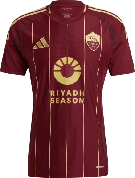 Футболка Рома (Roma) 2024-2025 домашня бордово-золота F0063