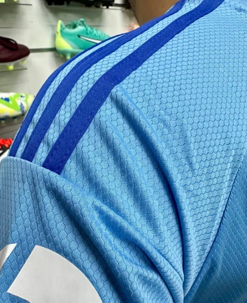 Футбольная форма Реал Мадрид (Real Madrid) 2024-2025 вратарская голубо-фиолетово-синяя F0086