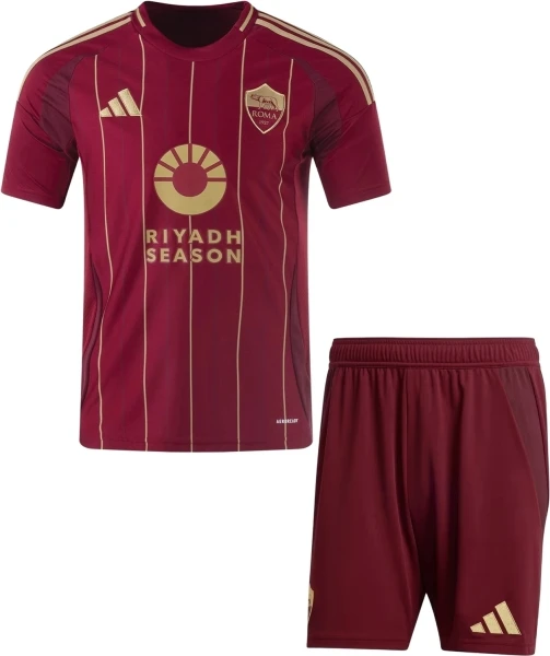 Футбольна форма Рома (Roma) 2024-2025 домашня бордово-золота F0093