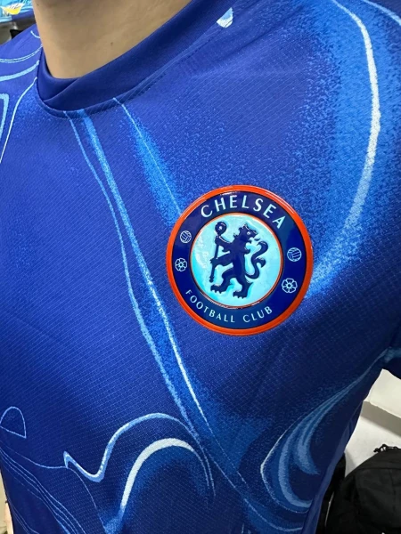 Футбольна форма Челсі (Chelsea) 2024-2025 домашня синьо-блакитна F0095