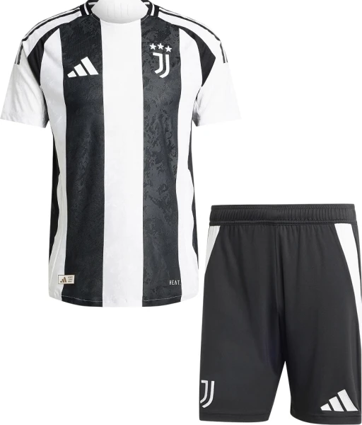 Футбольная форма Ювентус (Juventus) 2024-2025 домашняя черно-белая F0097