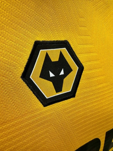 Футбольная форма Вулверхемптон (Wolverhampton Wanderers) 2024-2025 домашняя желто-черная F0111