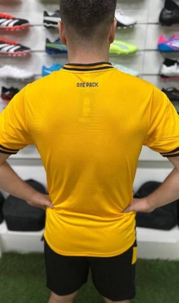 Футбольная форма Вулверхемптон (Wolverhampton Wanderers) 2024-2025 домашняя желто-черная F0111
