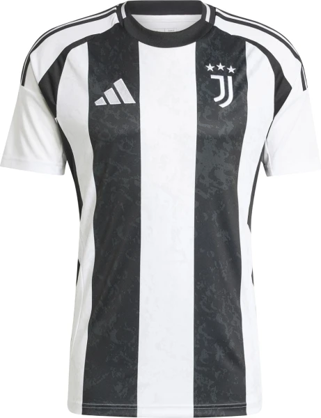 Футболка Ювентус (Juventus) 2024-2025 домашняя черно-белая F0142