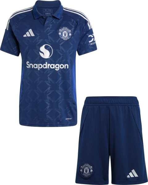Футбольна форма дитяча Манчестер Юнайтед (Manchester United) 2024-2025 виїзна темно-синя F0131