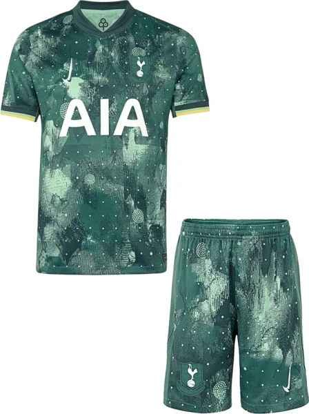 Футбольна форма Тоттенхем (Tottenham) 2024-2025 резервна темно-зелено-жовта F0147