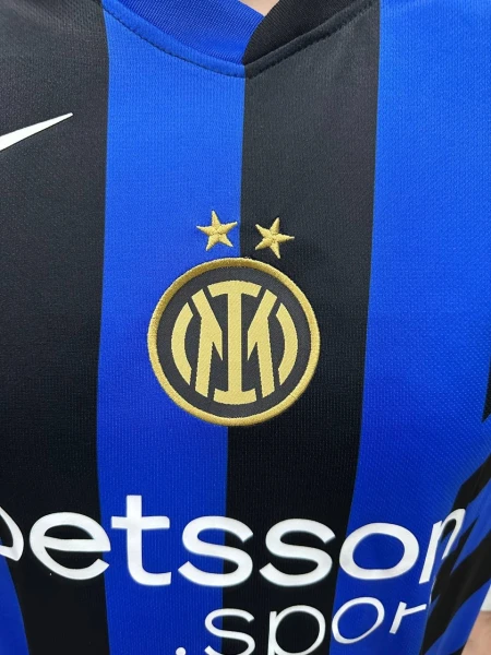 Футбольна форма Інтер (Inter Milan) 2024-2025 домашня синьо-чорна F0154